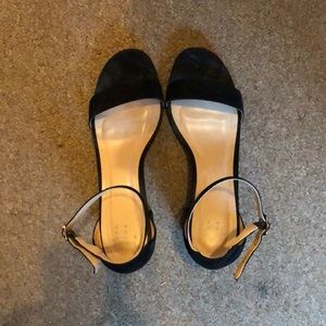 Black Block Heels Size 9